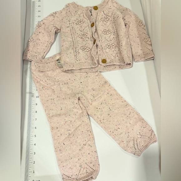 OshKosh Pink Toddler Knit Sweater Set - Picture 7 of 7